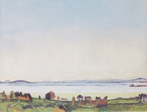 Lac Léman depuis Lausanne - Ferdinand Hodler